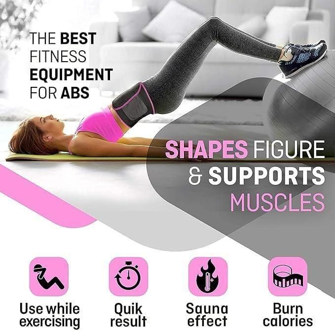 Adjustable Waist Trimmer Belt - Sweat Belt for Weight Loss & Back Support