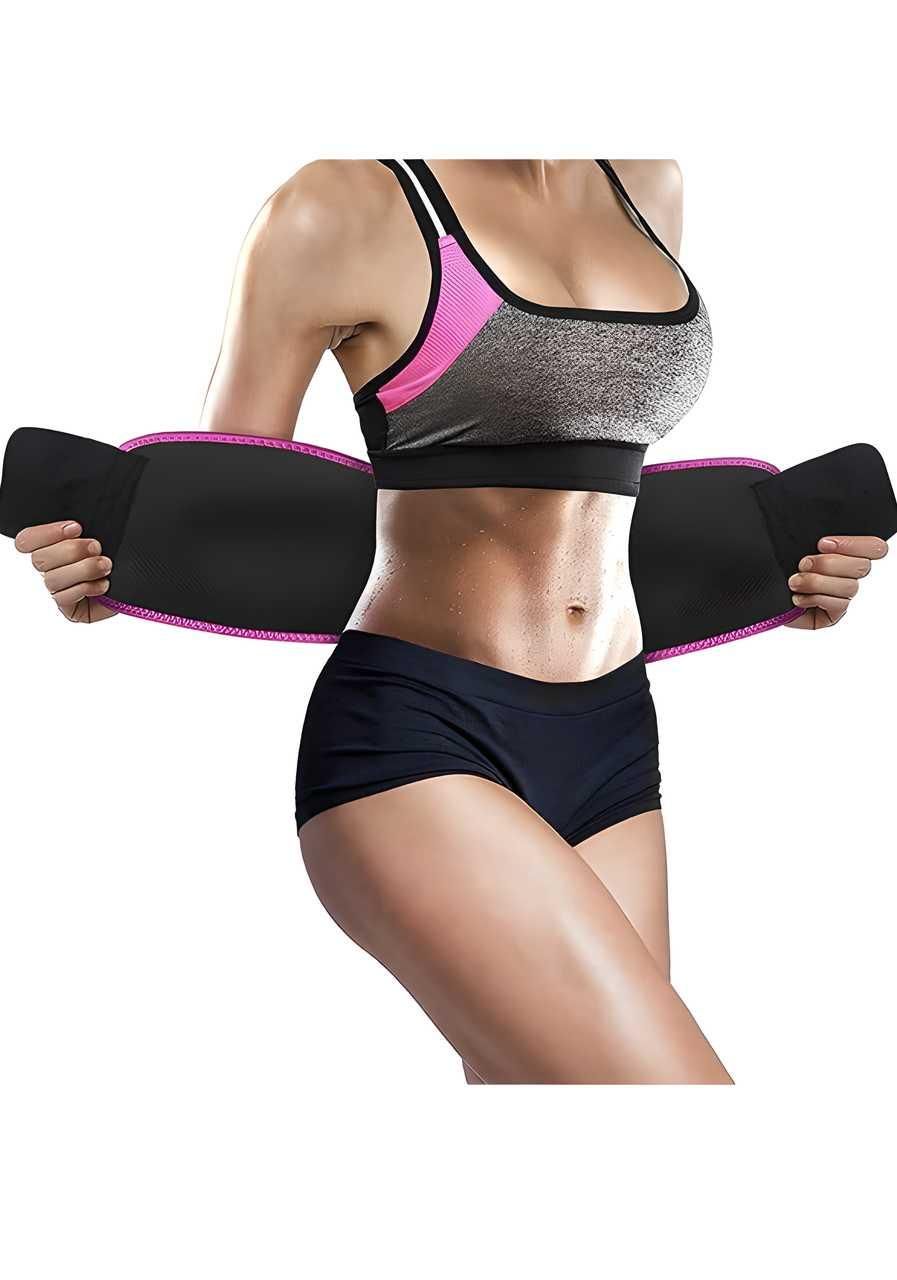 Adjustable Waist Trimmer Belt - Sweat Belt for Weight Loss & Back Support